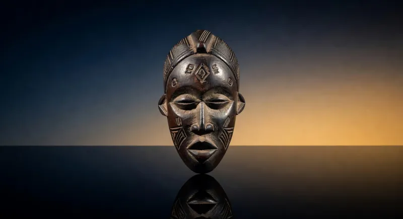 Authentic African Wooden Mask