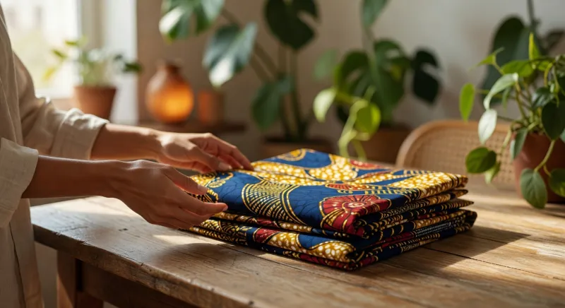 Vlisco Dutch Wax Print Fabric