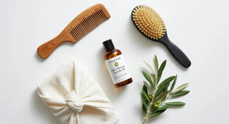 African Pride Olive Miracle Growth Oil