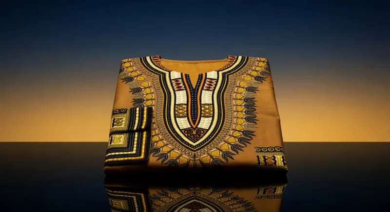 Heritage Africa Men's Traditional Dashiki Shirt