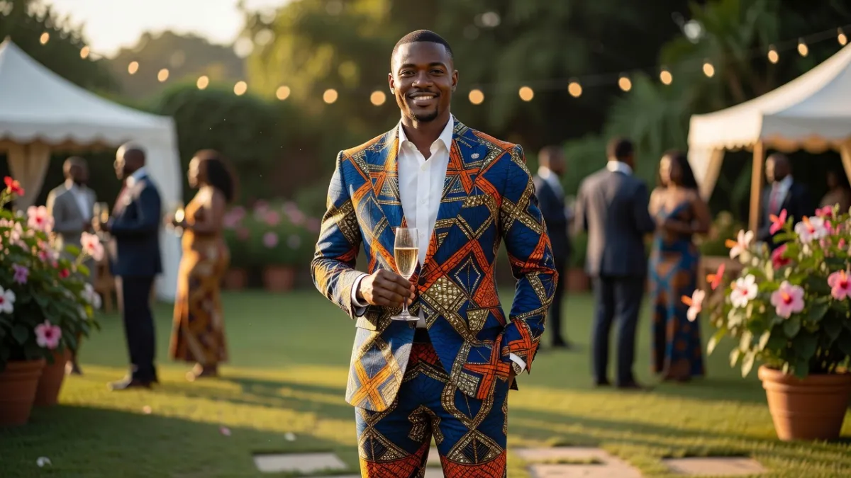 African Print Suits Men: Elevate Your African Style